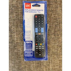 One For All Replacement Remote Control for All Samsung TV's